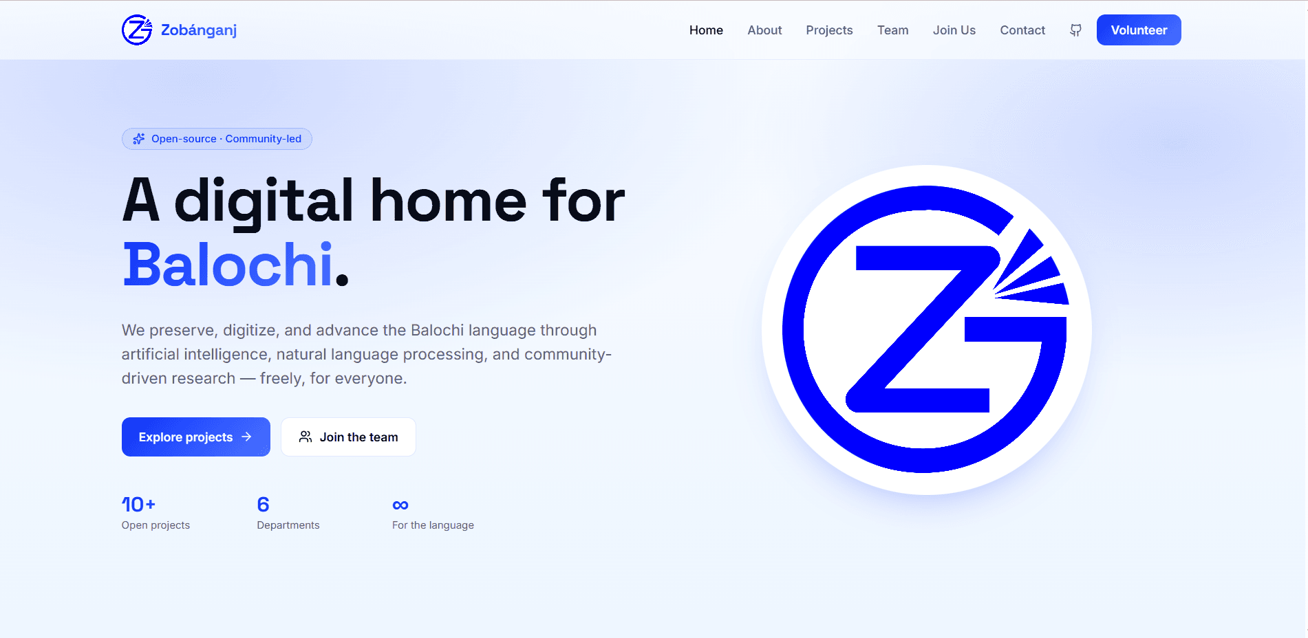 Zobánganj Website